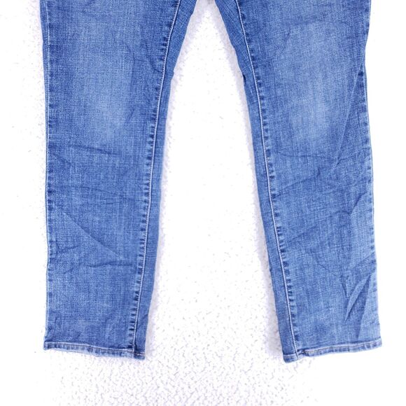 Levis 312 Jeans Denim Cotton Womens SZ 32 Blue Straight Stretch VTG Mid Rise 90s - Picture 3 of 11